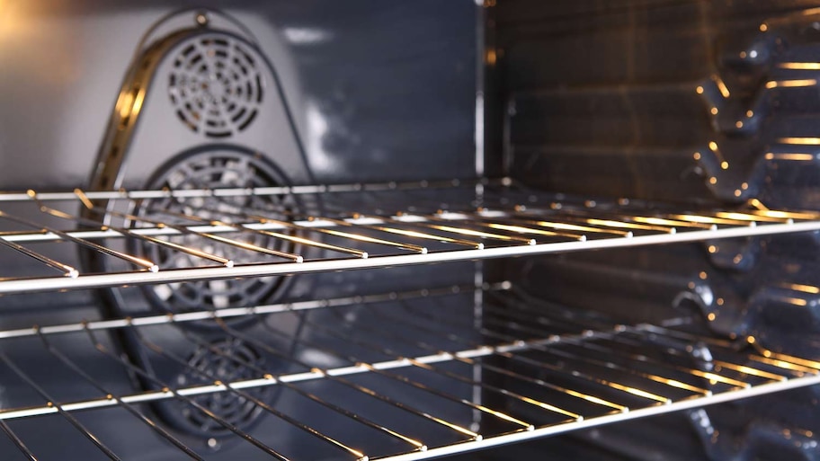 oven rack inside oven 