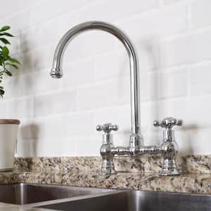 A sink and mixer faucet in kitchen