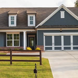 Tidy house and yard