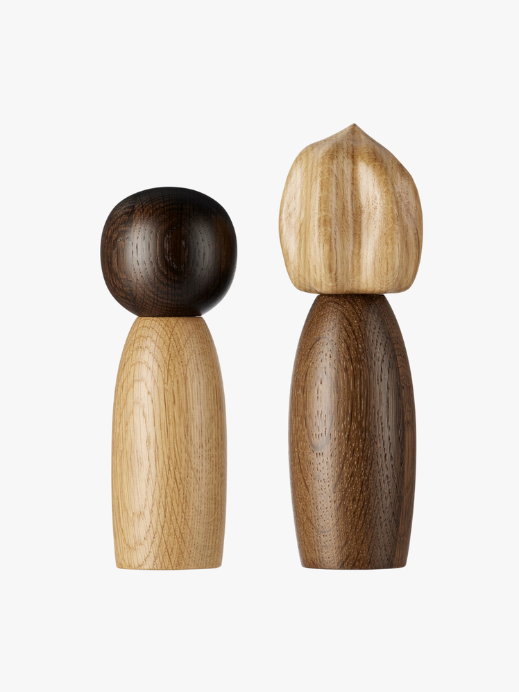 L'OBJET Brown Picanto Salt  Pepper Mill Set