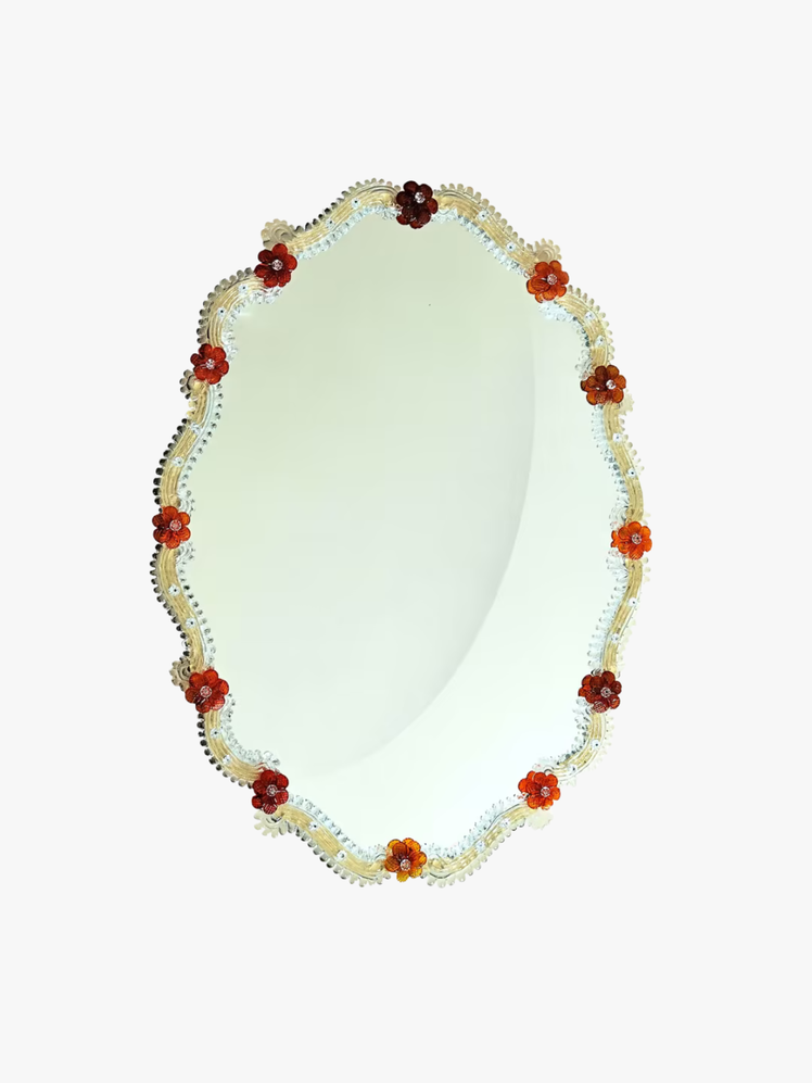 Specchi Veneziani Rosso Wall Mirror