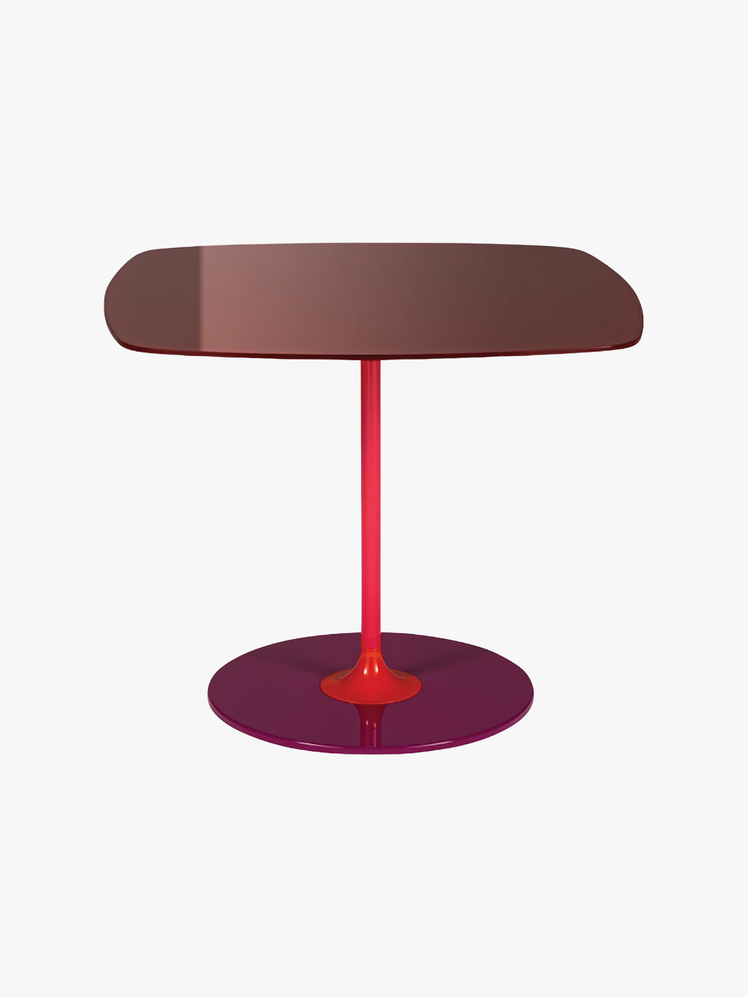 Kartell Thierry Occasional Table Low in Bordeaux