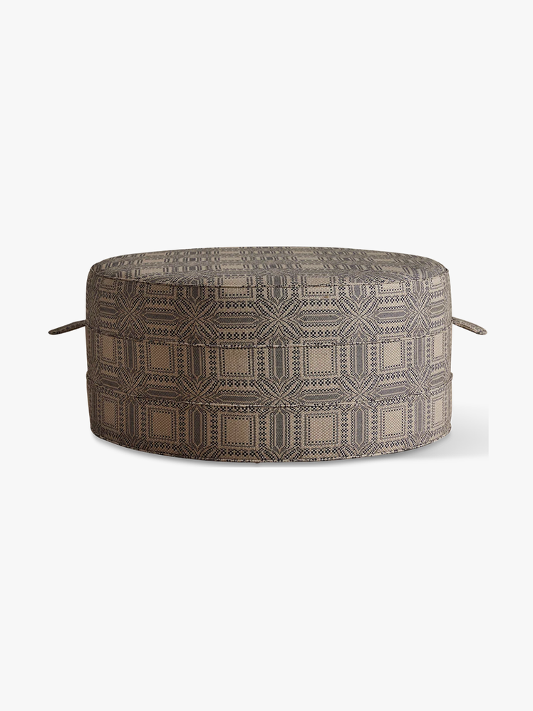 Nickey Kehoe Outdoor Round Hassock