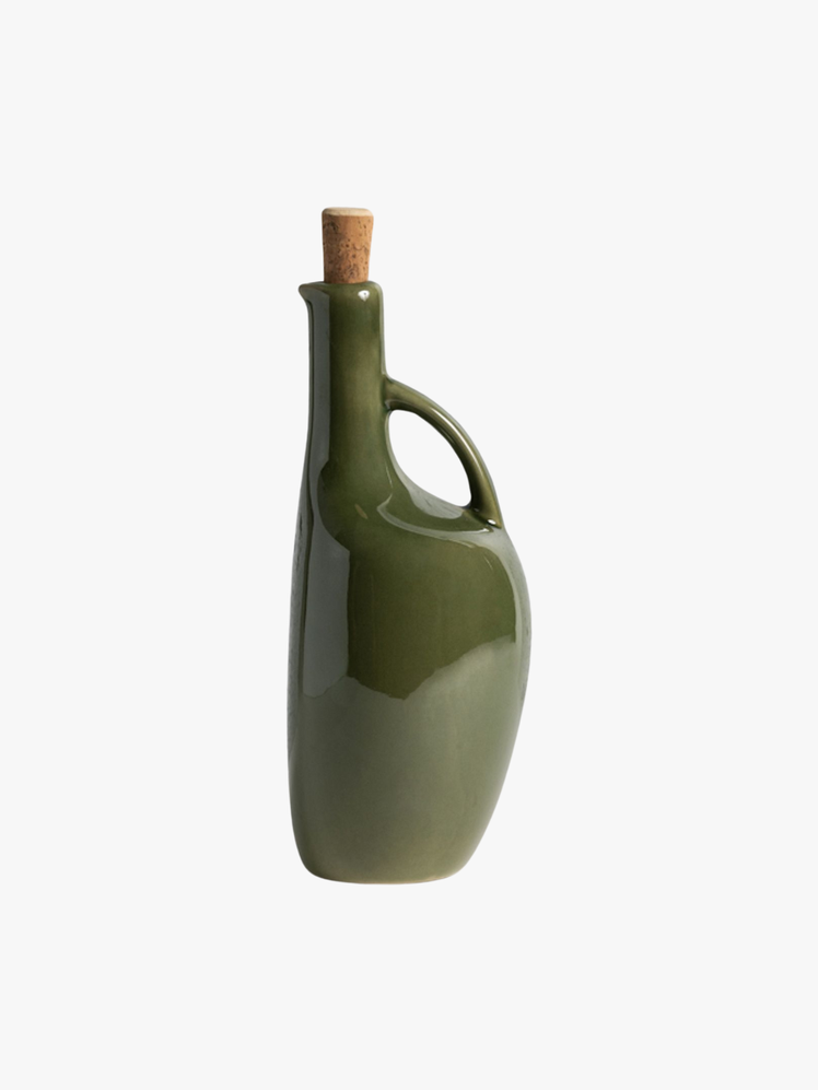 Gharyan Enameled Stoneware Olive Oil Bottle