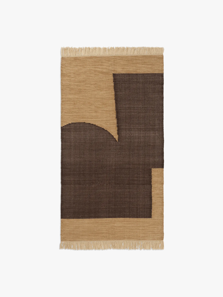 Forene Rug in TanChocolate