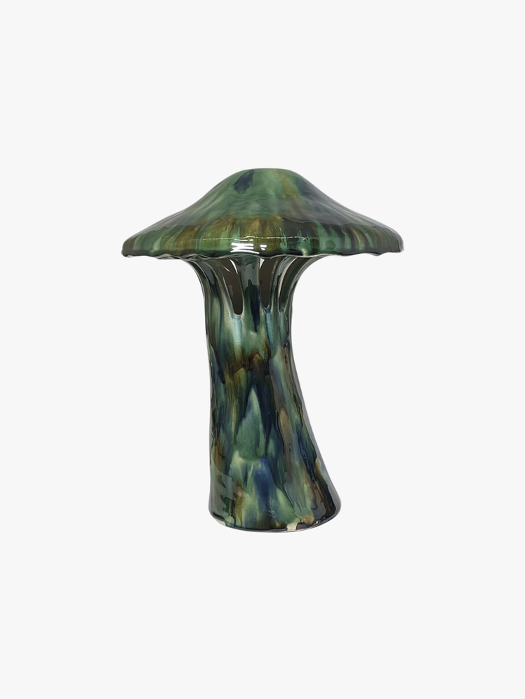 Atelier MVM Ceramic Polychrome Marbled Shroom Lamp