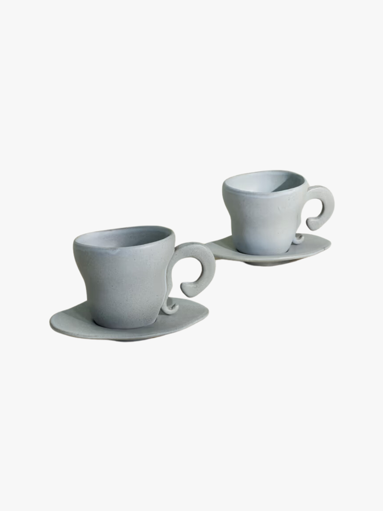 Anissa Kermiche Spill the Tea Teacups and Saucers