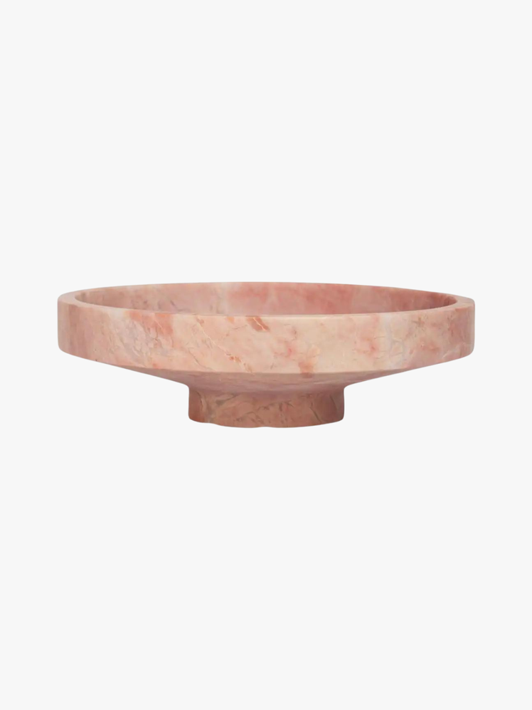 Pink Marble Narrow Bowl