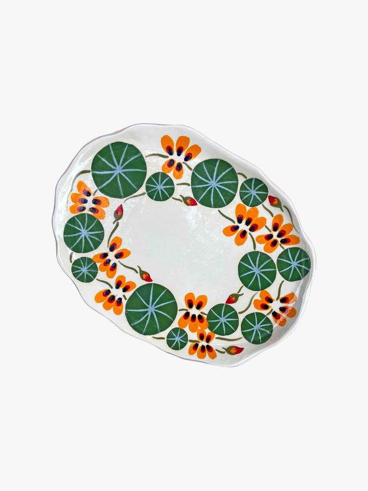 Nasturtium Serving Platter