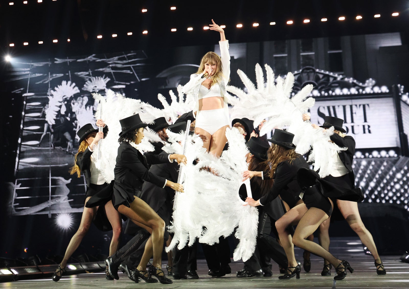 Taylor Swift performs onstage during night two of Taylor Swift | The Eras Tour