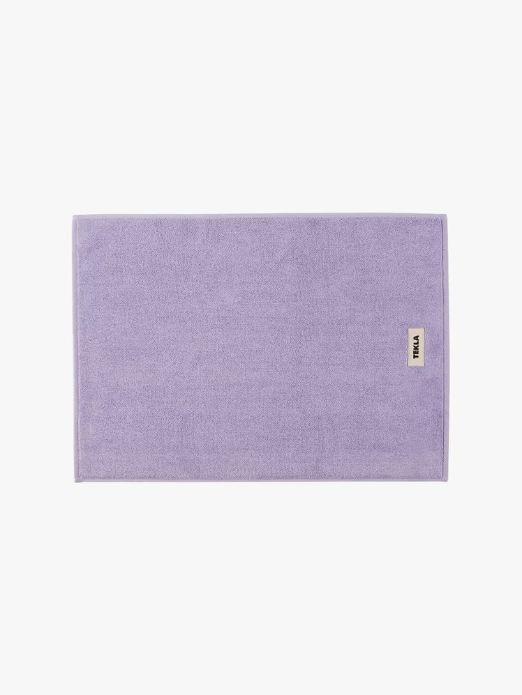 Tekla Purple Organic Cotton Bath Mat