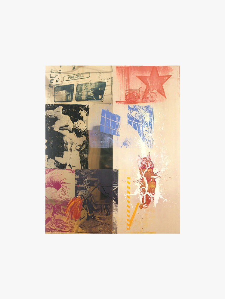 Favor Rites Collage Art Print by Robert Rauschenberg