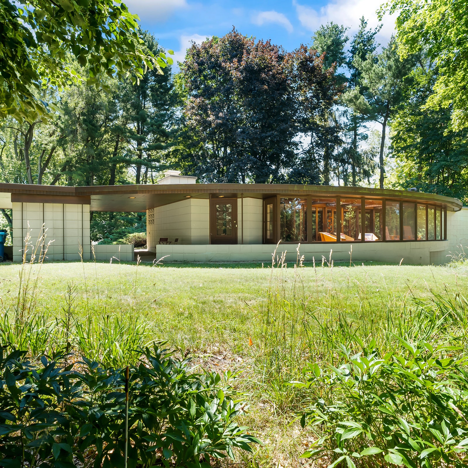 A Frank Lloyd Wright Usonian Home Lists for $1.85 Million in Michigan