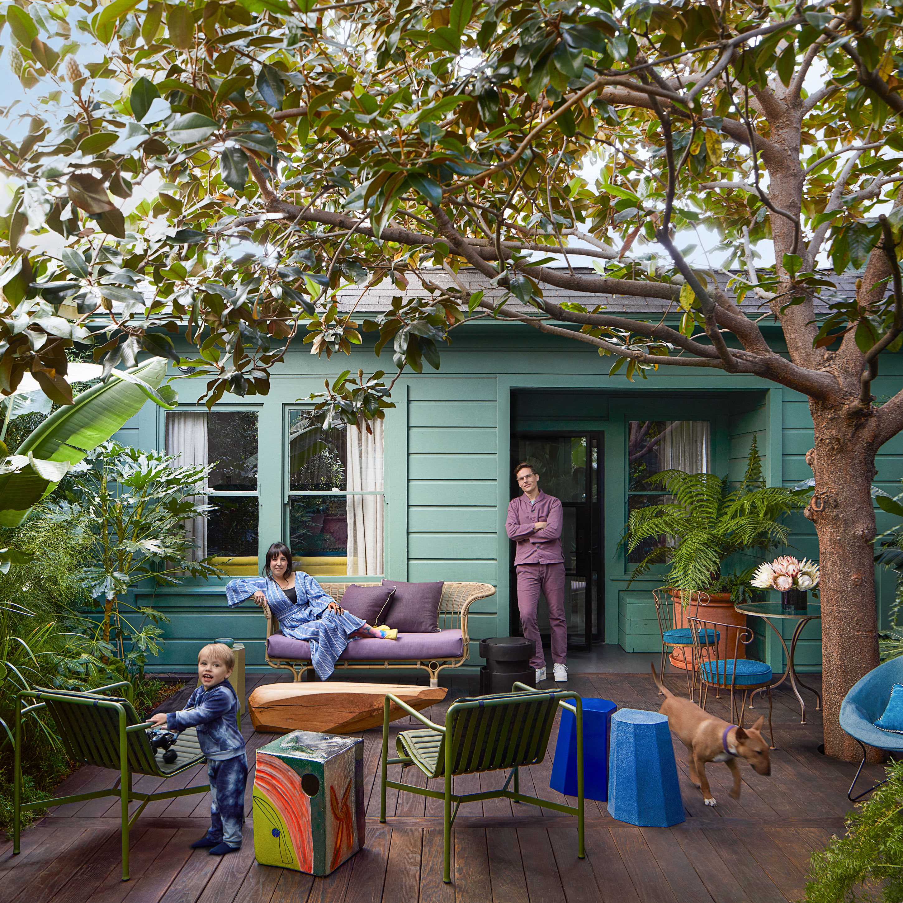 Tour a Designer's Quirky Bay Area Home&-Part City Pad, Part Tropical Garden