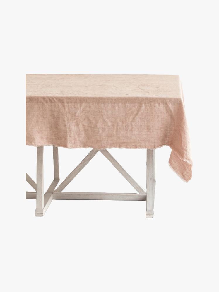 Stone Washed Linen Tablecloth