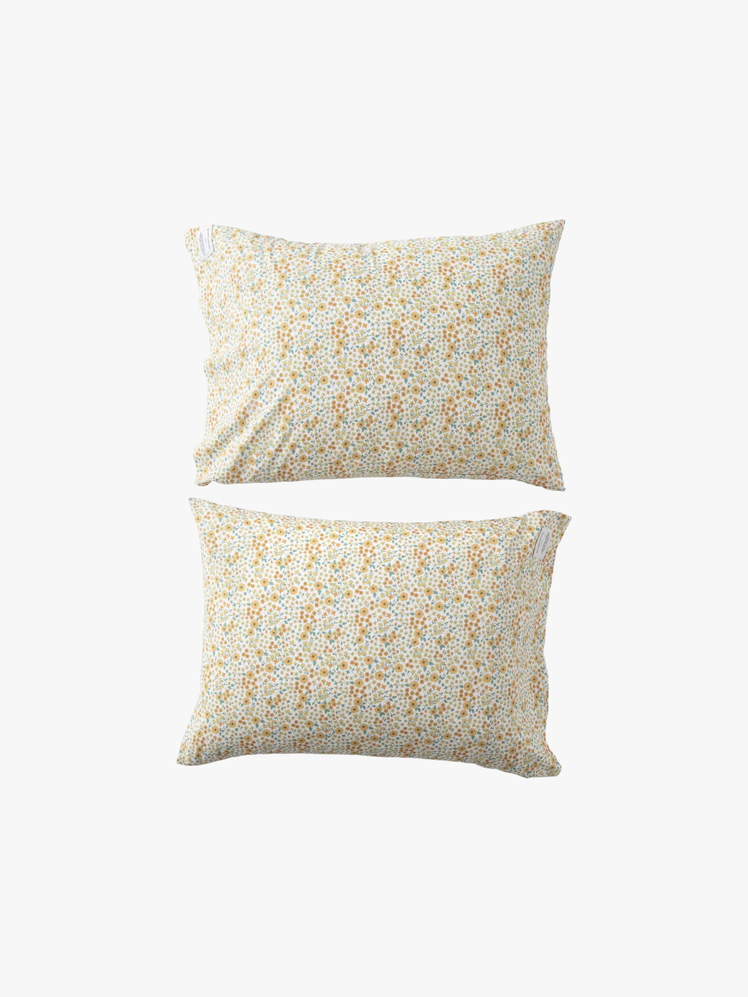 Pair of pillows in a Floral Pillow Case Set