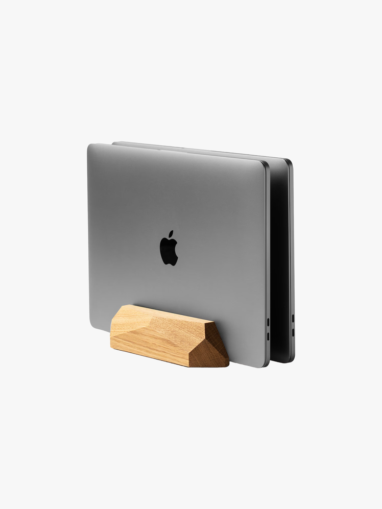 Dual Laptop Stand Wood