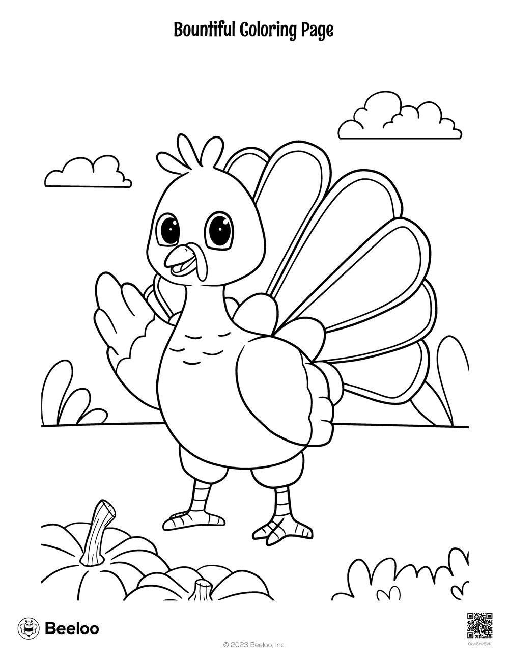 Bountiful Coloring Page