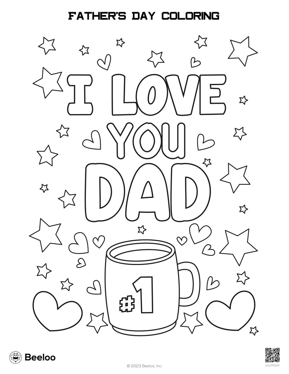 Father's Day Coloring