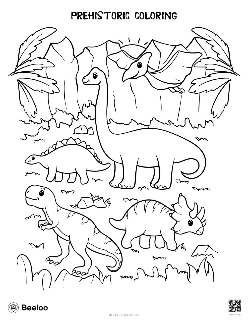 Prehistoric Coloring