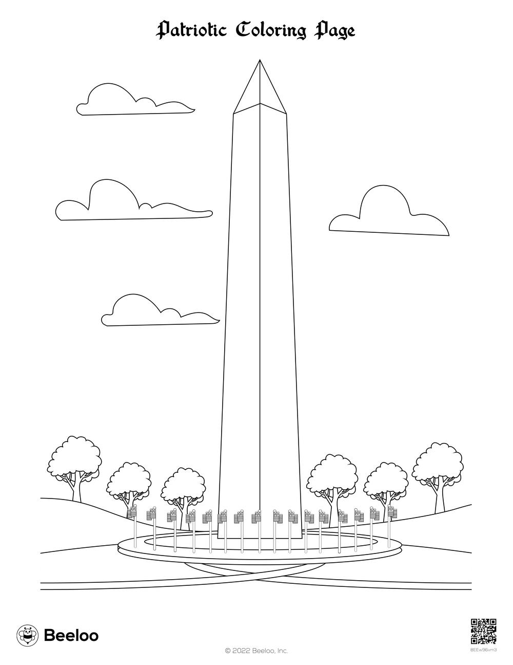 Patriotic Coloring Page