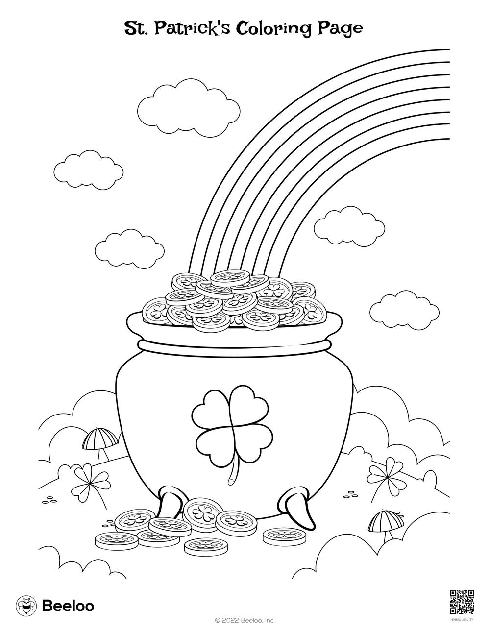 St. Patrick's Coloring Page