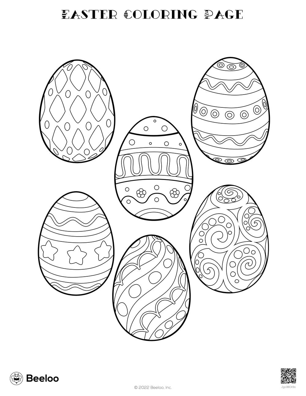 Easter Coloring Page