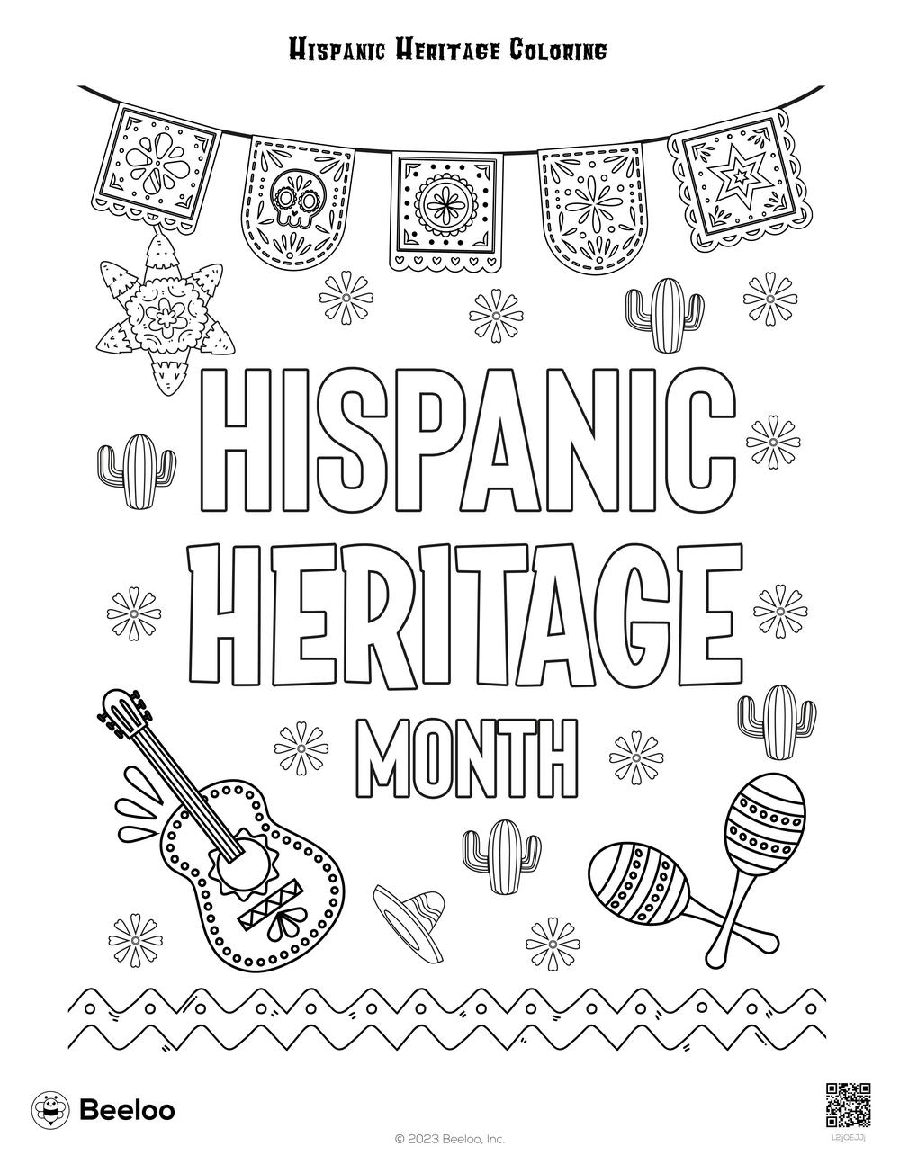 Hispanic Heritage Coloring