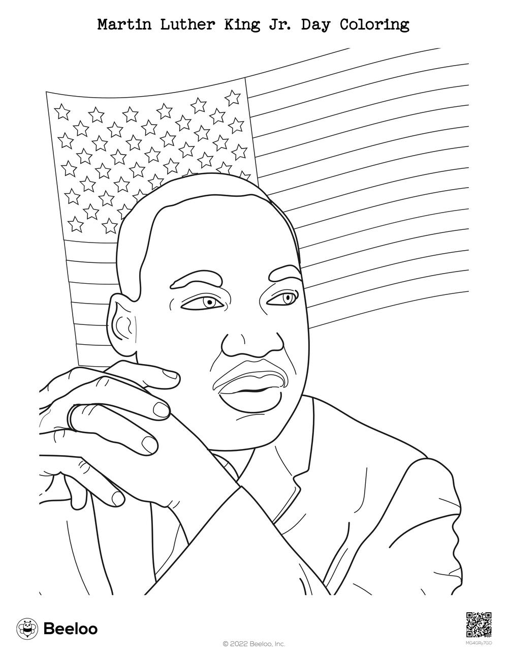 Martin Luther King Jr. Day Coloring