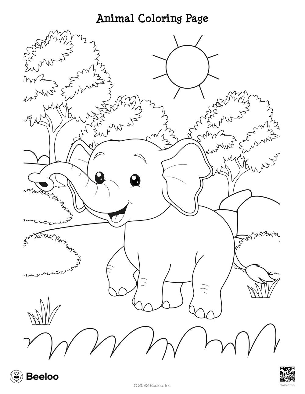 Animal Coloring Page