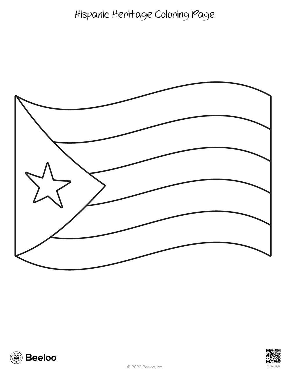 Hispanic Heritage Coloring Page