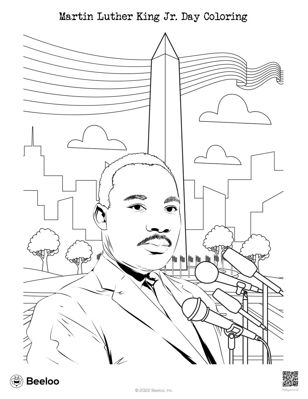 Martin Luther King Jr. Day Coloring