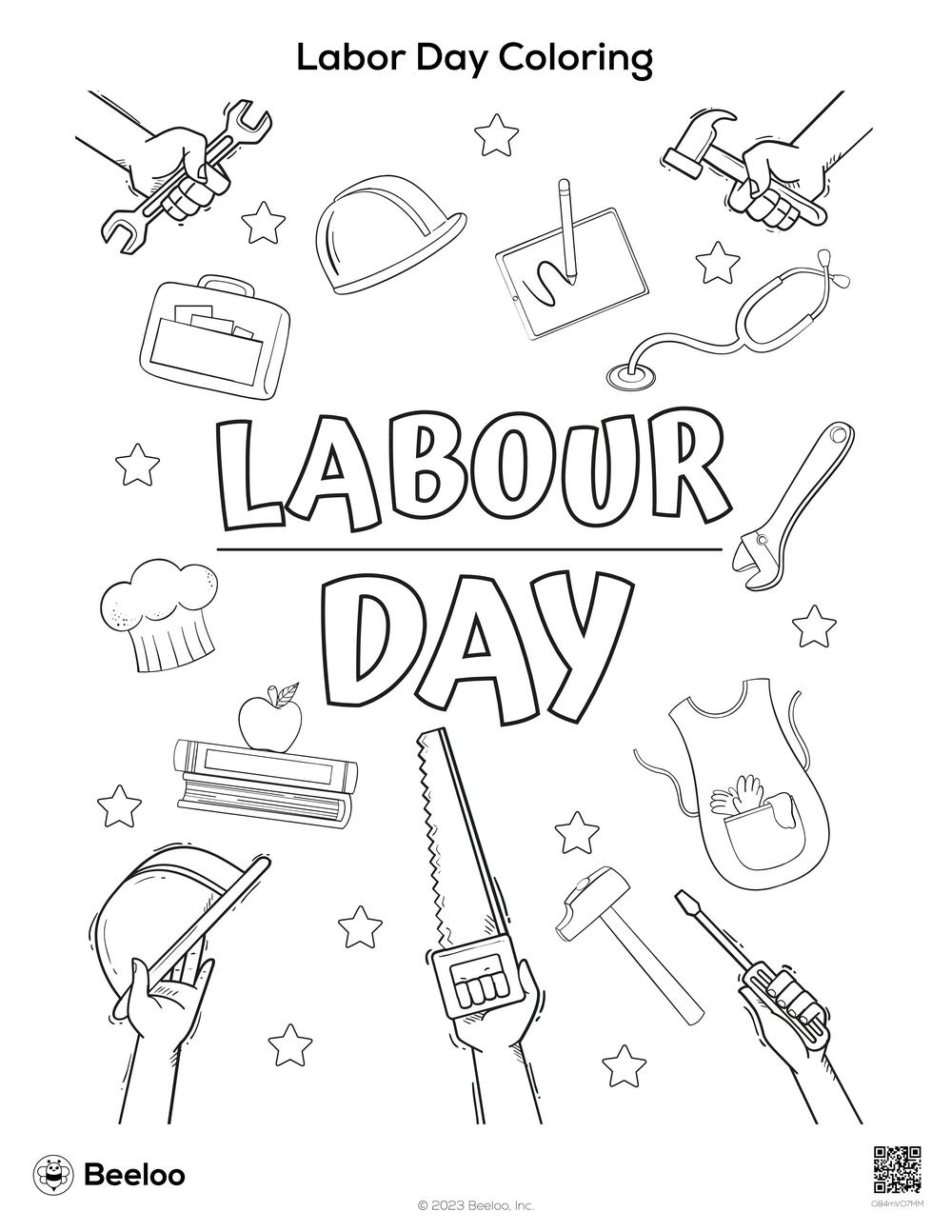 Labor Day Coloring