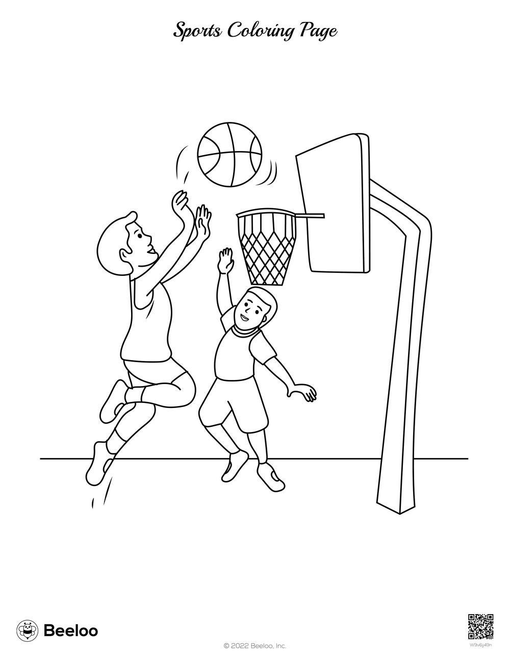 Sports Coloring Page