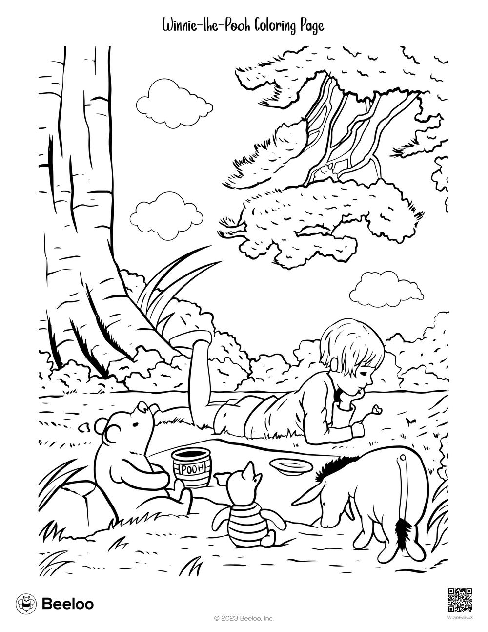 Winnie-the-Pooh Coloring Page