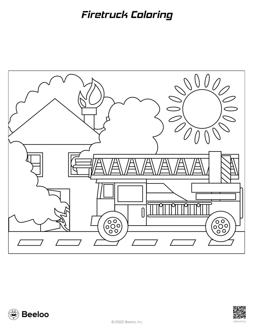 Firetruck Coloring