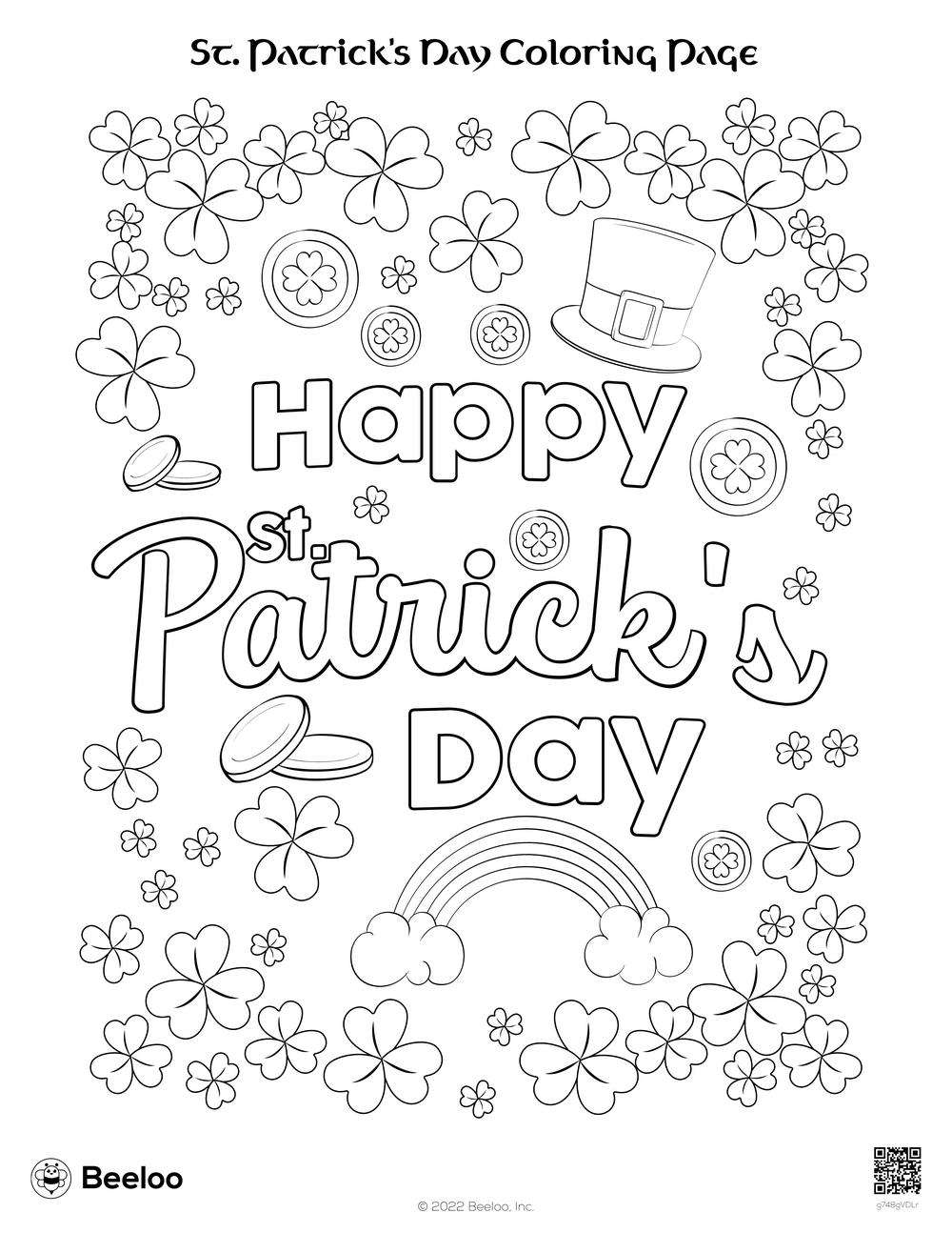 St. Patrick's Day Coloring Page