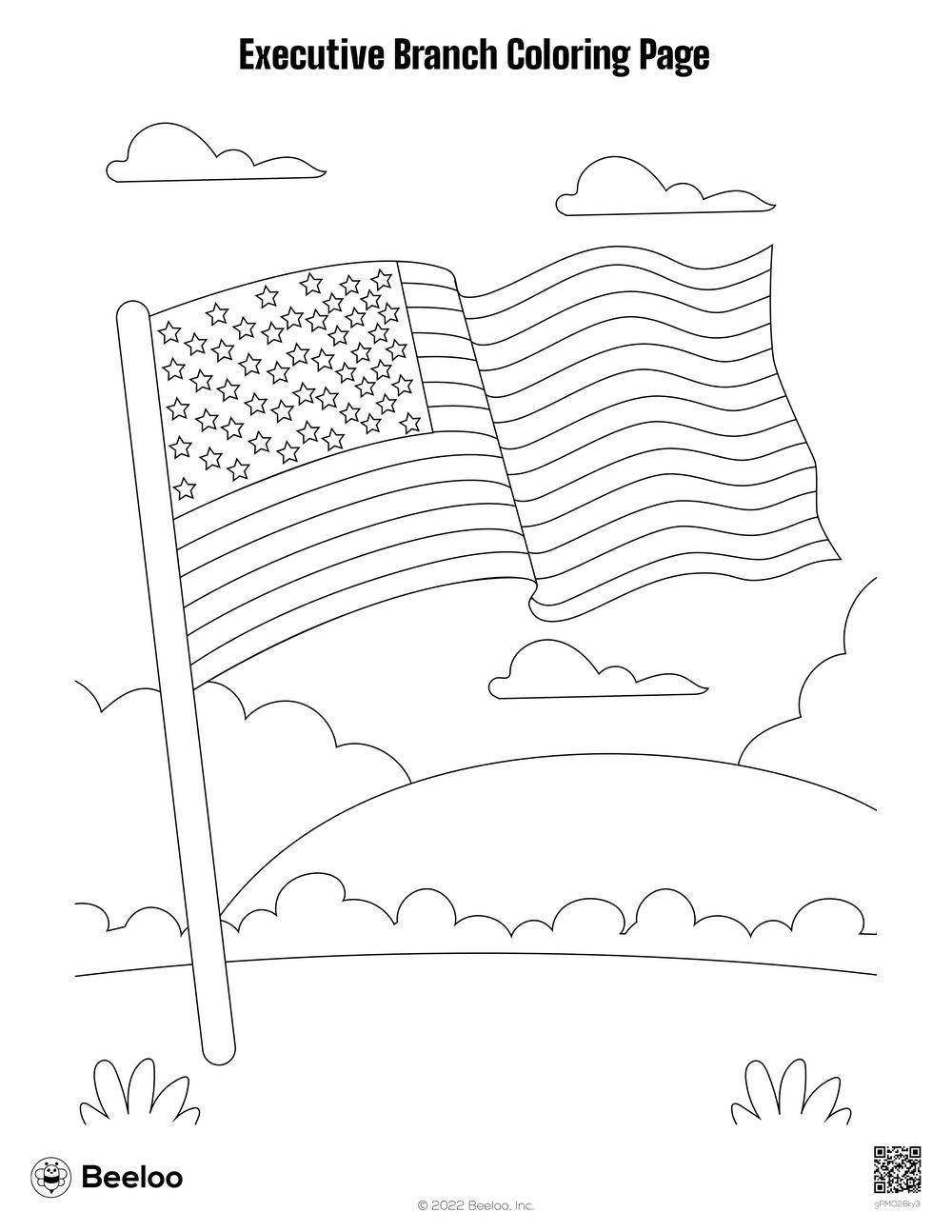 Executive Branch Coloring Page