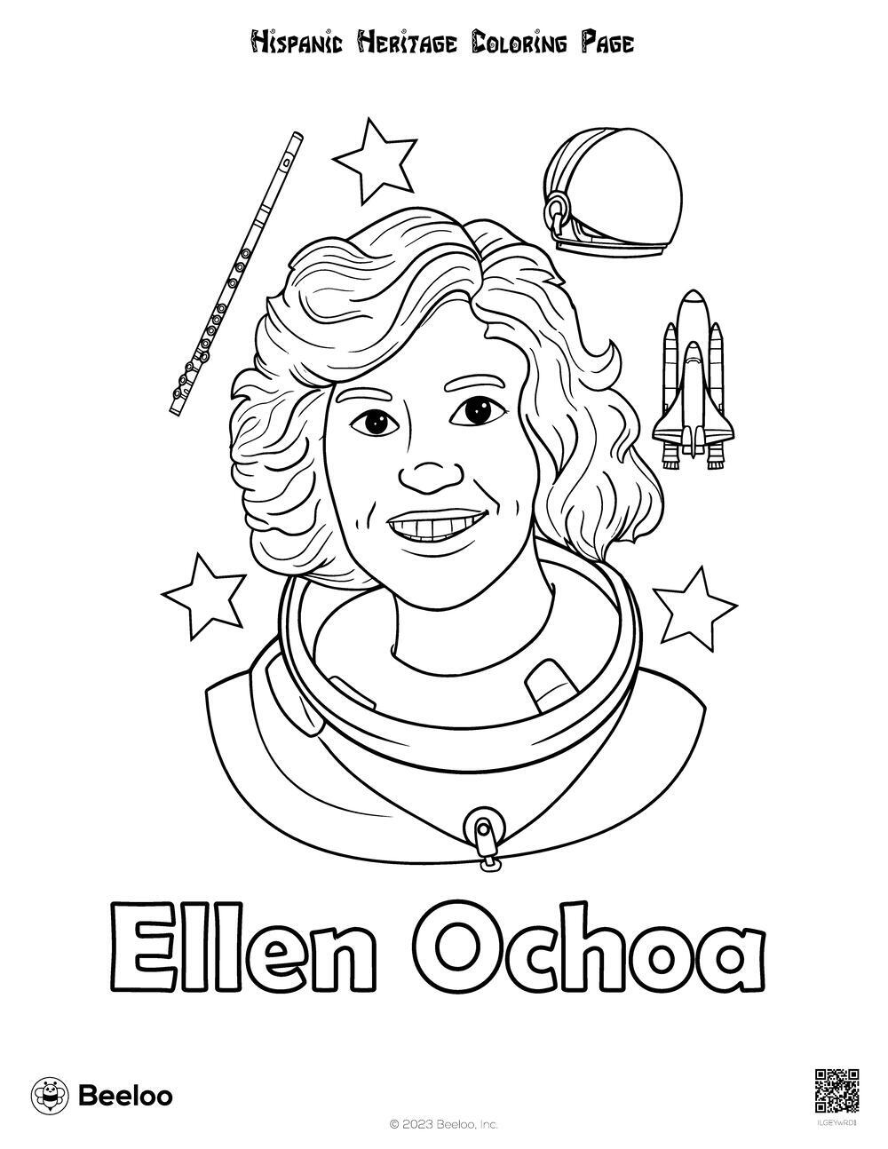 Hispanic Heritage Coloring Page