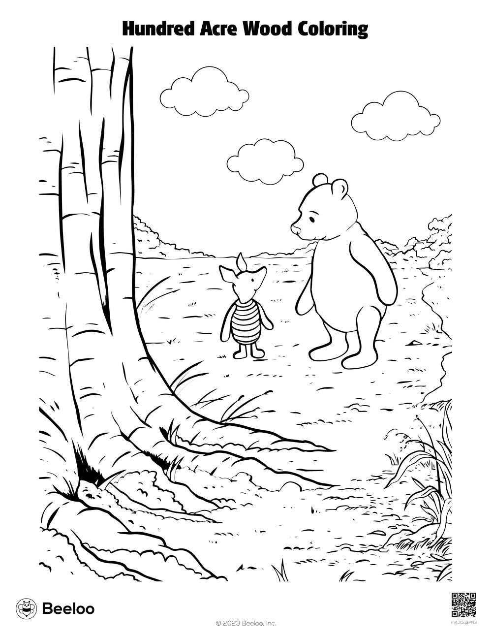 Hundred Acre Wood Coloring