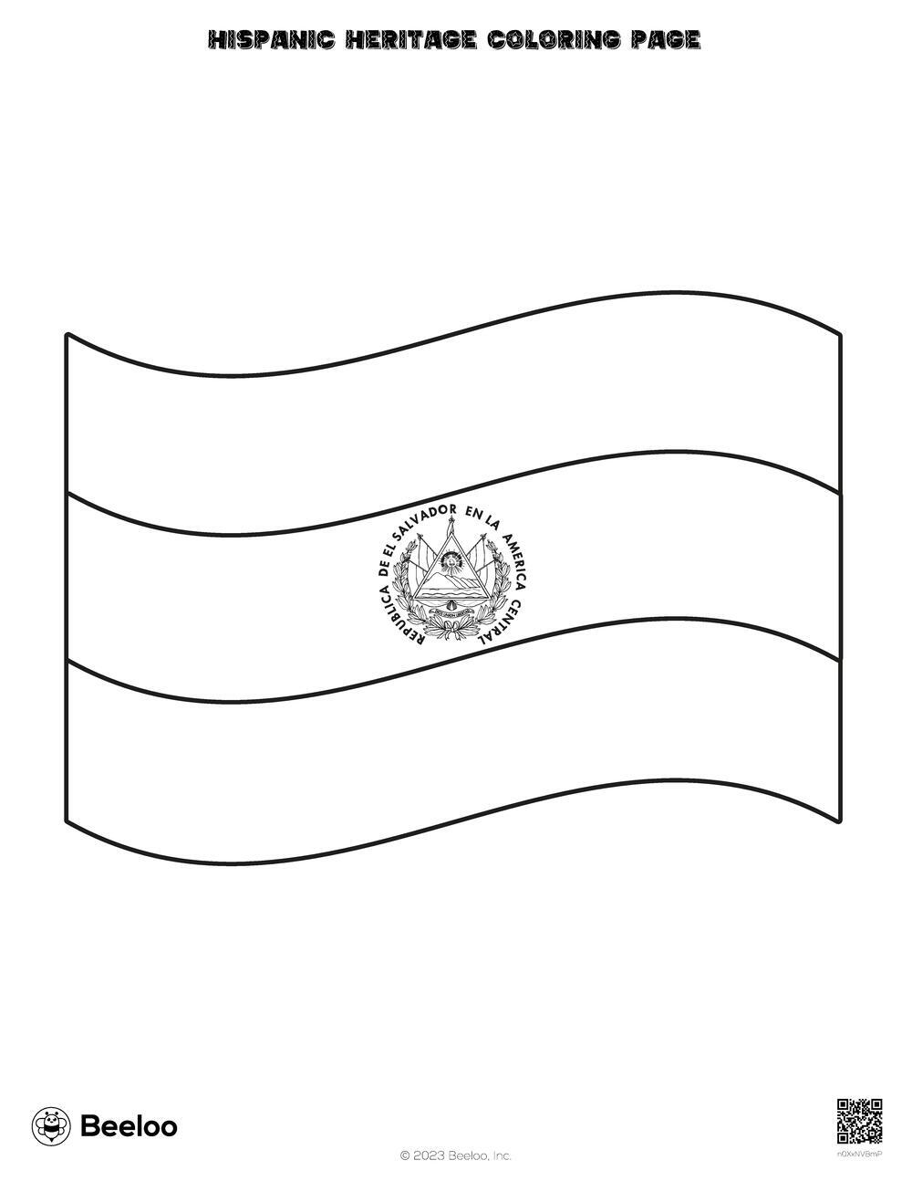 Hispanic Heritage Coloring Page