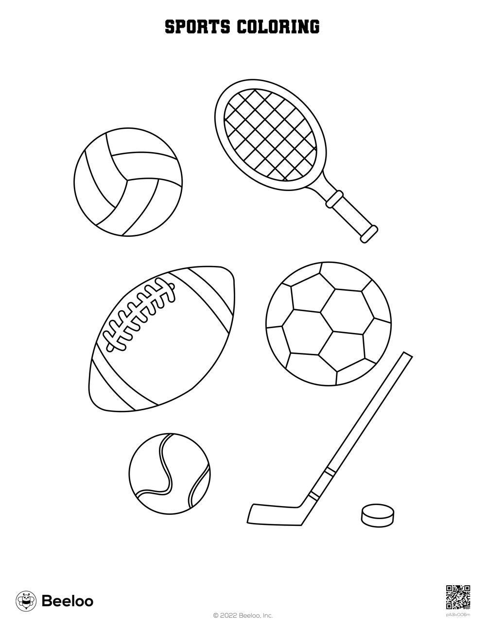 Sports Coloring