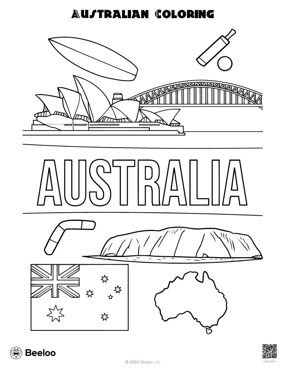 Australian Coloring