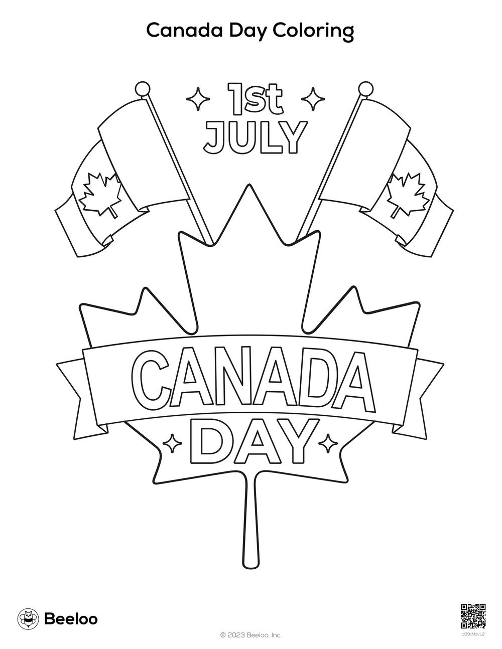 Canada Day Coloring