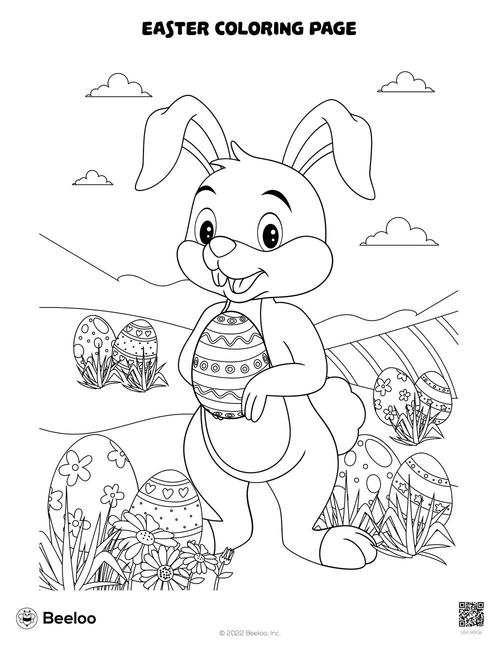 Easter Coloring Page