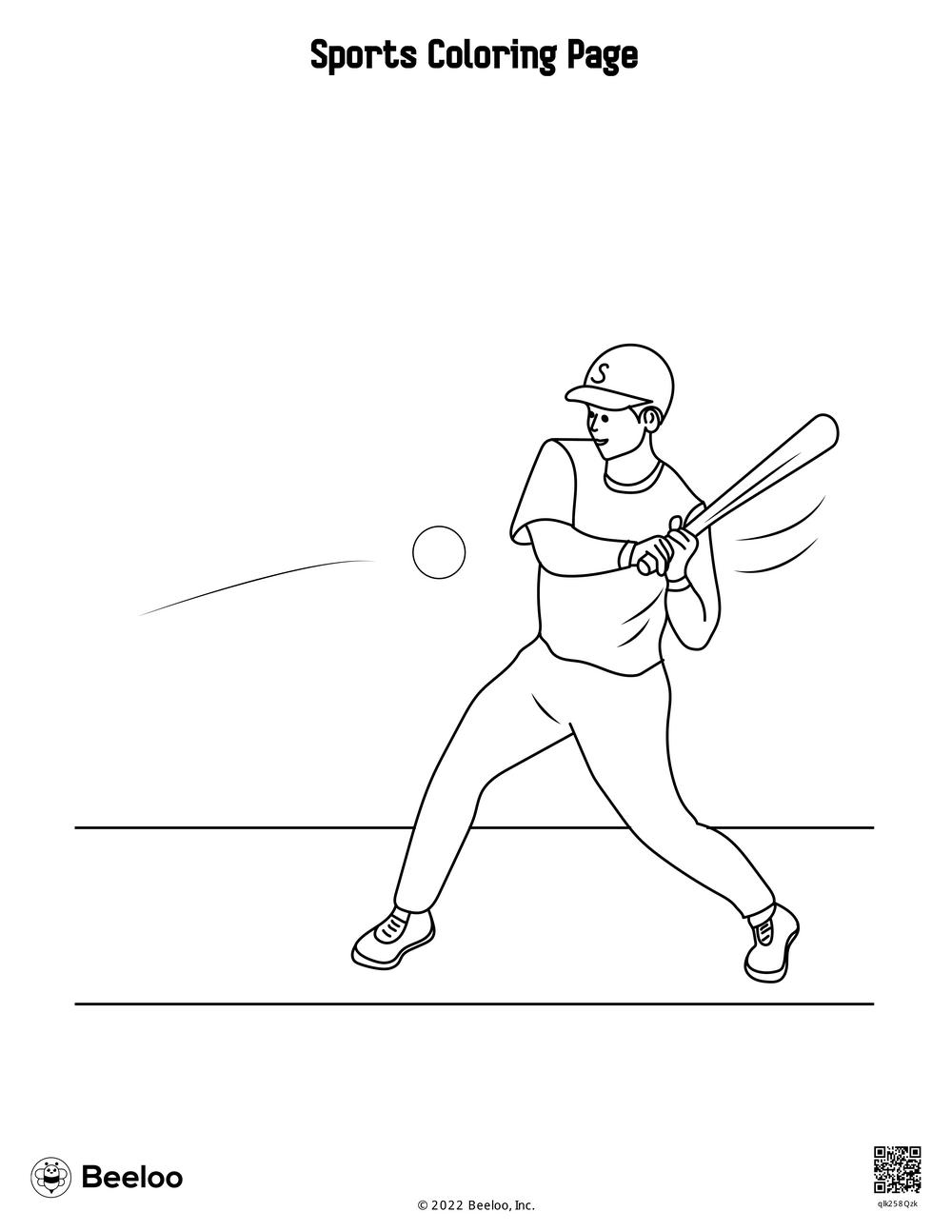 Sports Coloring Page