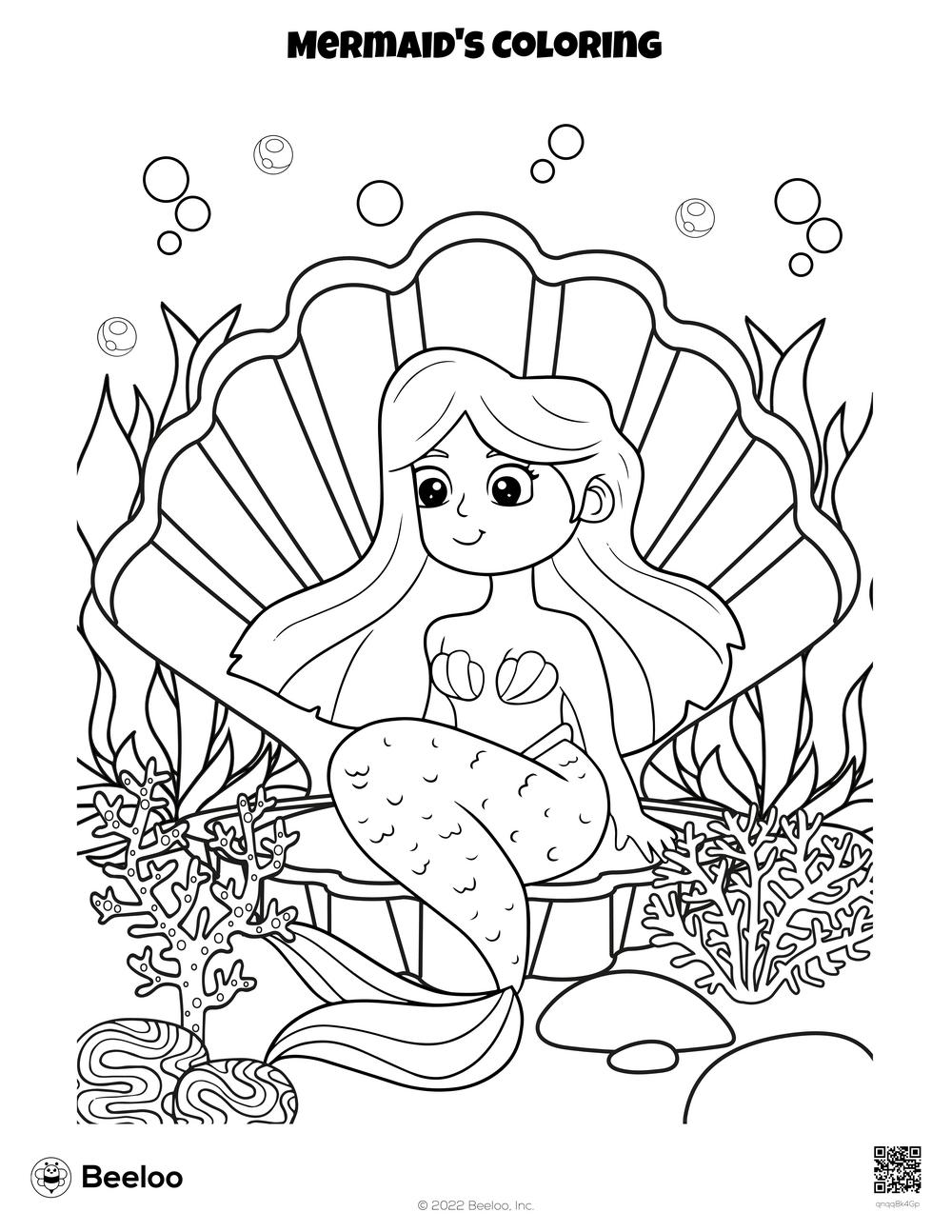 Mermaid's Coloring