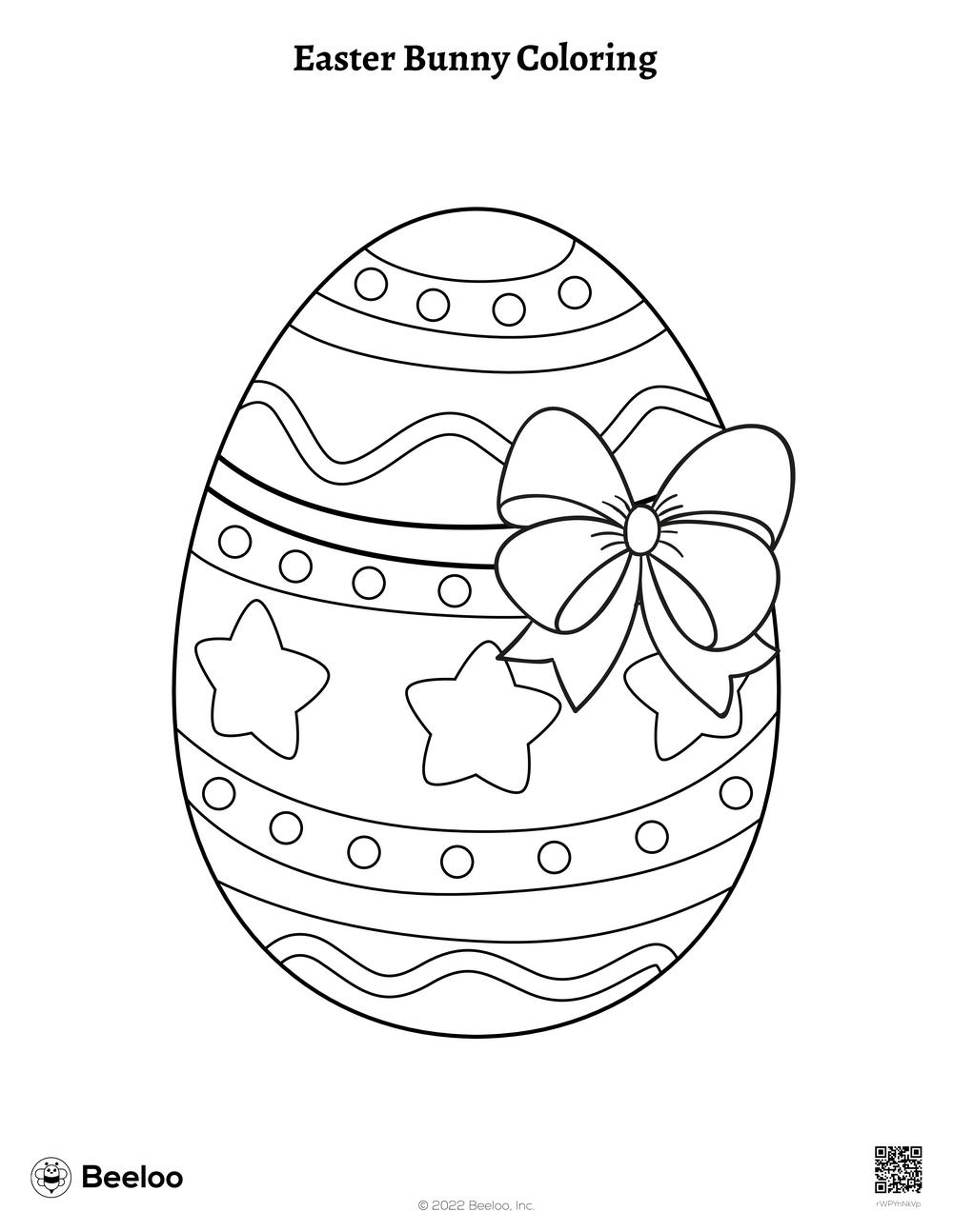 Easter Bunny Coloring