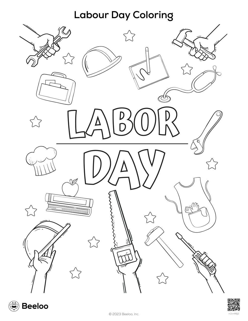 Labour Day Coloring