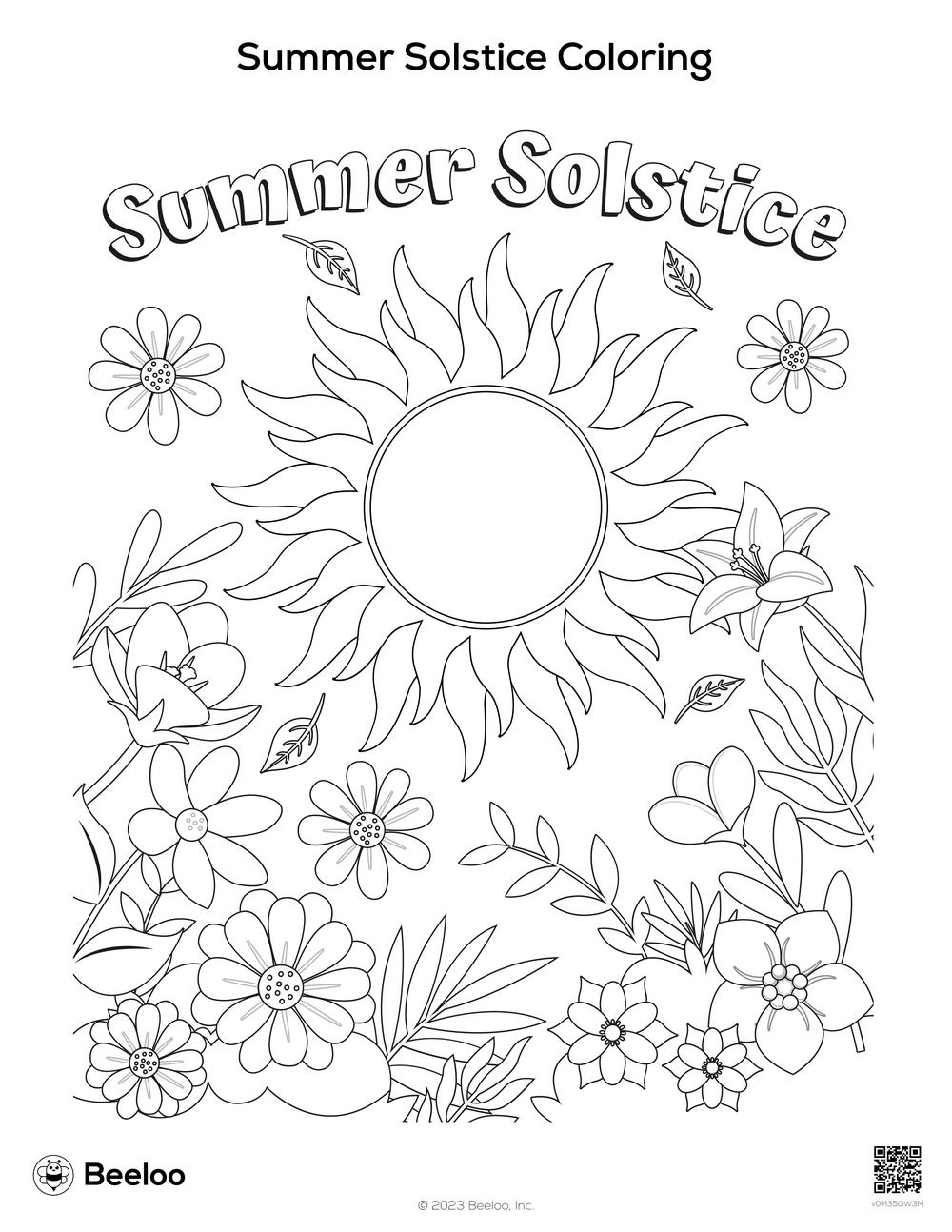 Summer Solstice Coloring